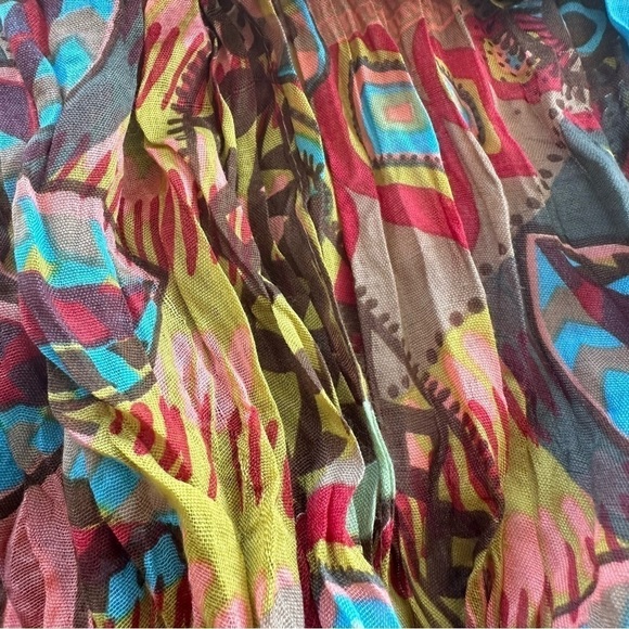 Aztec Colorful Oversized Huge Beach Scarf Wrap - Picture 2 of 7